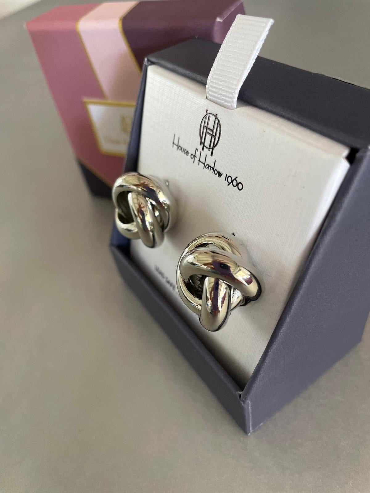 Boucles d'oreilles tendance - Argenté