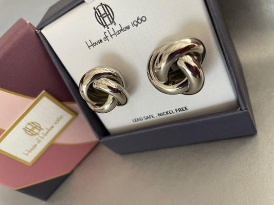 Boucles d'oreilles tendance - Argenté
