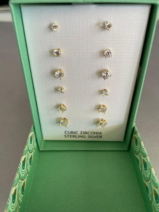 Ensemble de 6 paires boucles d'oreilles