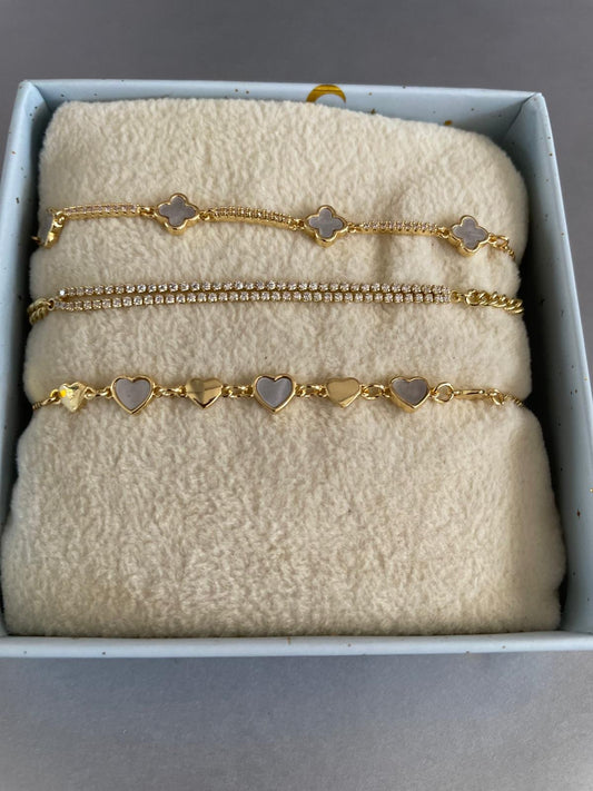 Ensemble de 3 bracelets