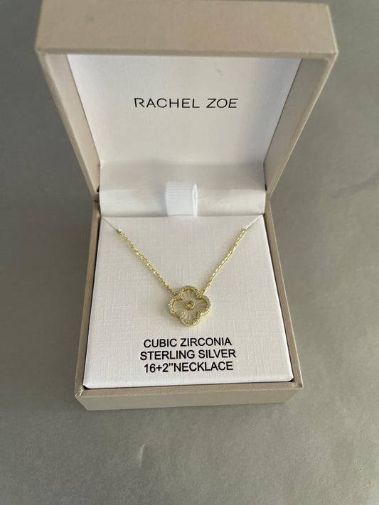 Collier et pendentif - dorés & diamantés